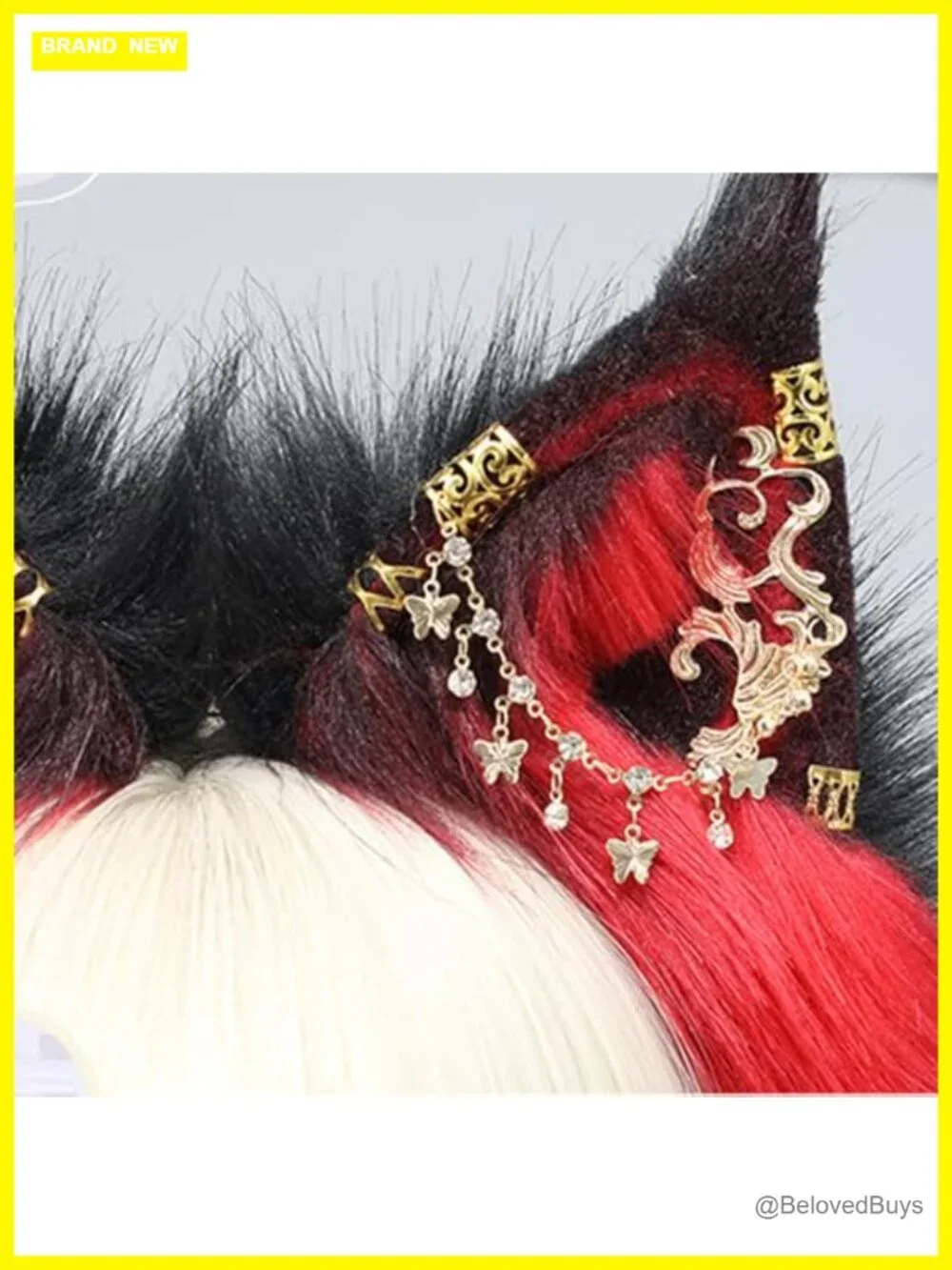 Faux Fur Cat Ear Headband Fashion Cosplay Party Hair Accessory